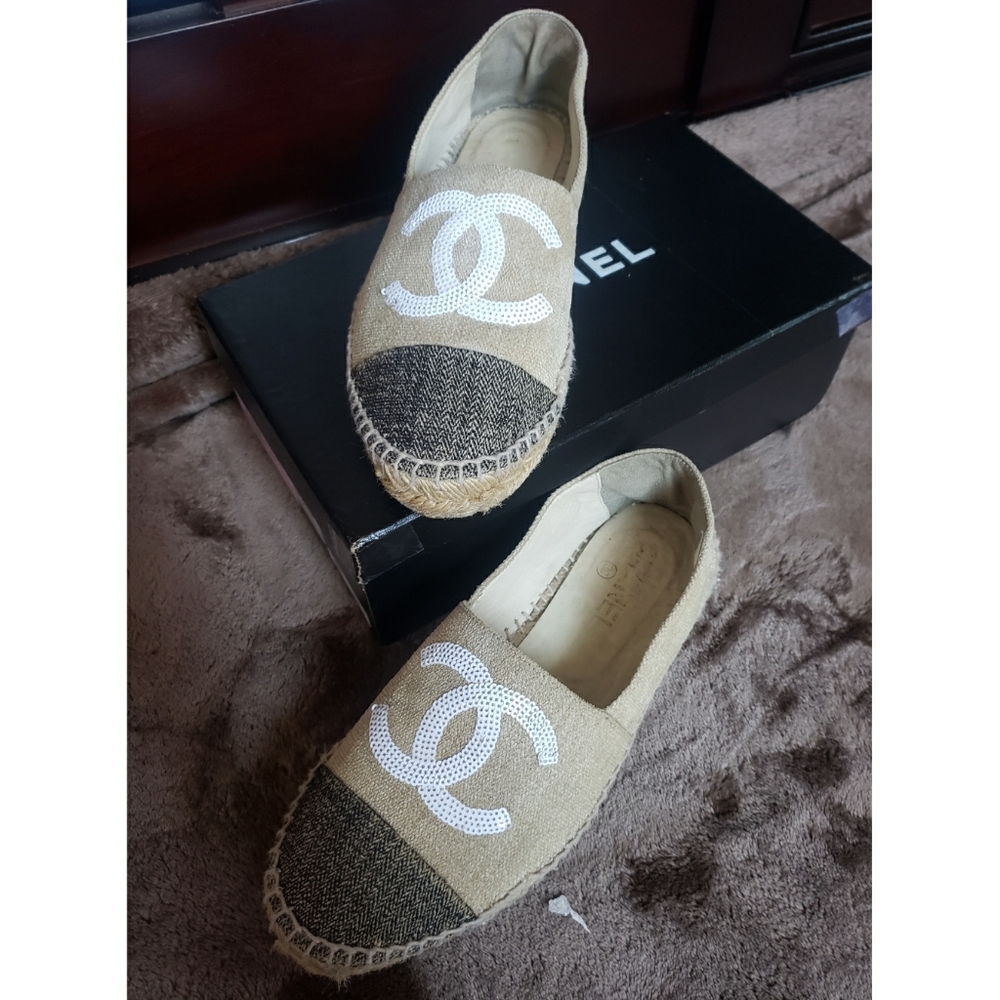 CHANEL Espadrilles size 38 / 7.5